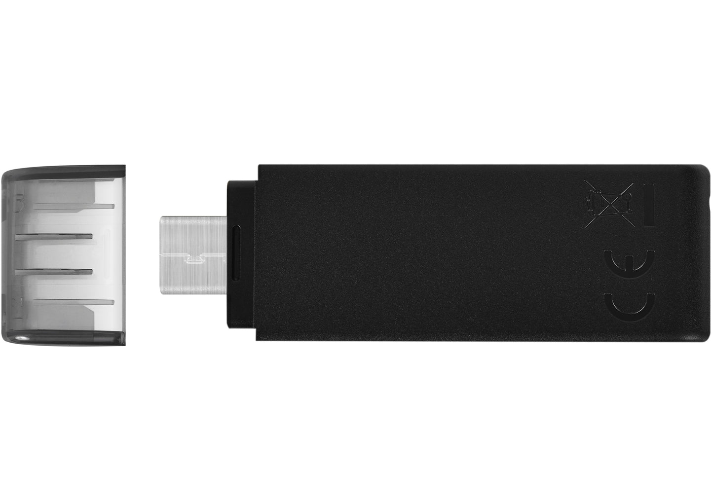 Ekstern USB-C-minne Kingston DT70, 64Gb DT70/64GB