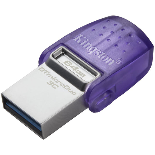 Eksternt minne USB-A 3.2 / USB-C Kingston microDuo 3C, 64 GB DTDUO3CG3/64 GB