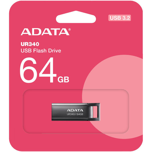 Adata UR340 USB-A 3.2 eksternt minne USB-A 3.2, 64 GB AROY-UR340-64GBK