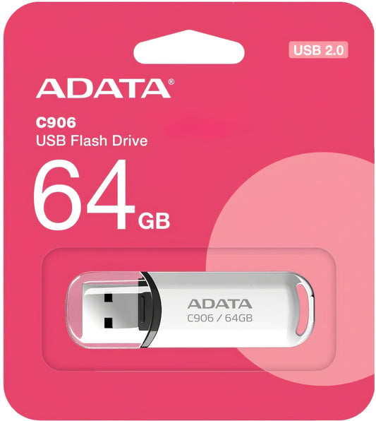 USB-A eksternt minne Adata C906, 64 Gb AC906-64G-RWH