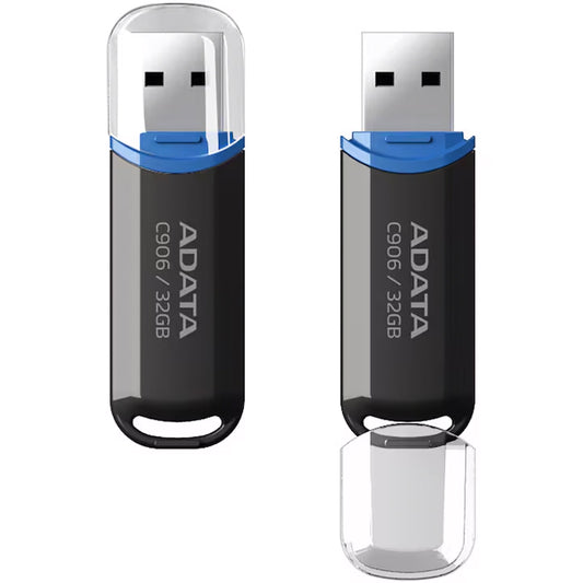 Ekstern USB-A-minne Adata C906, 32Gb AC906-32G-RBK