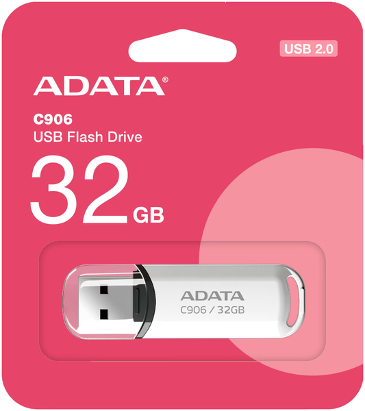 Ekstern Minne USB-A Adata C906, 32Gb AC906-32G-RWH
