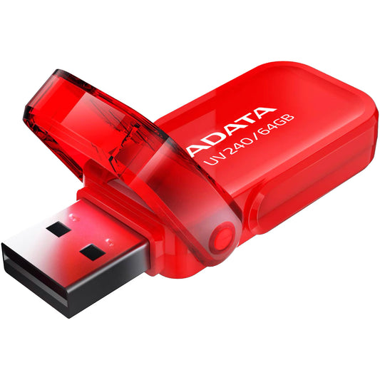USB-A eksternt minne Adata UV240, 64 Gb AUV240-64G-RRD