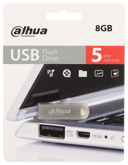 Eksternt minne USB-A Dahua, 8Gb DHI-USB-U106-U106-20-8GB