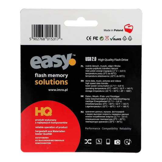Ekstern minne USB-A Imro Easy, 128Gb