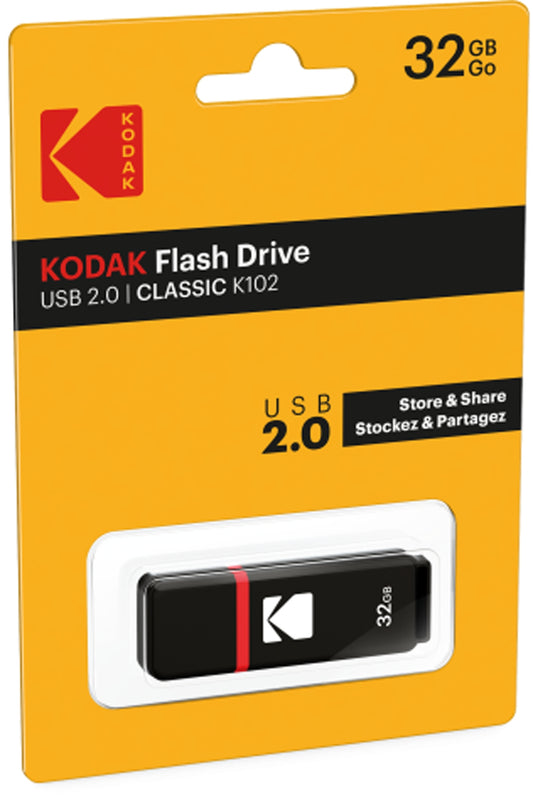 Ekstern USB-A-minne Kodak K102, 32Gb EKMMD32GK102