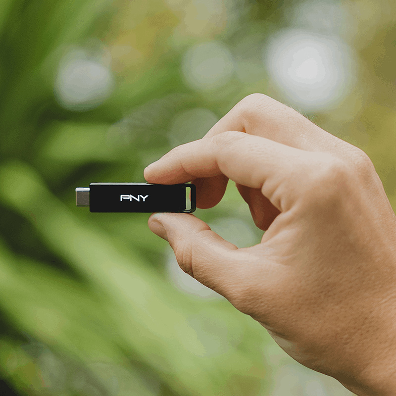 Ekstern USB-C-minne PNY Elite X, 64GB P-FDI64GELTXC-GE