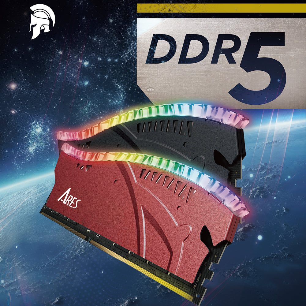 RAM-minne Dato Ares Armor Lite, DDR5, RGB, 16GB, 7000Mhz, Svart ARB16G5K70