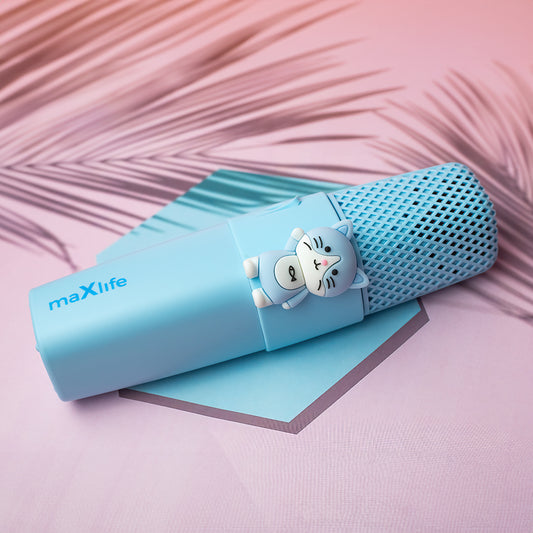 MaXlife Animal MXBM-500 Bluetooth-mikrofon, blå