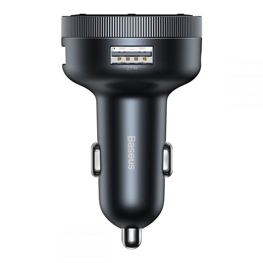 Baseus Enjoy Bluetooth FM-modulator, Mp3-spiller, 2 x USB, svart CCLH-01