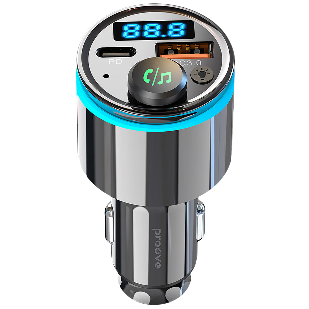 FM Bluetooth-modulator Proove, 1 x USB-A - 1 x USB-C FMNX30110001