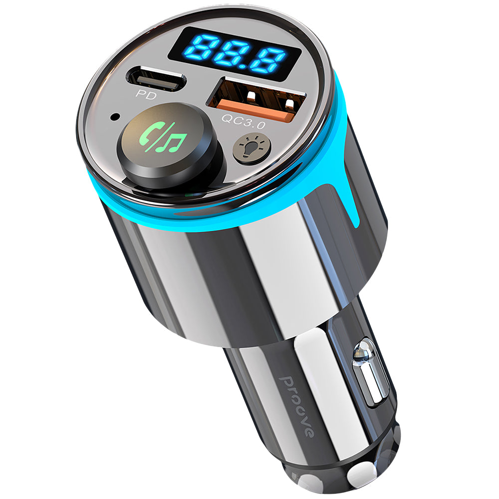 FM Bluetooth-modulator Proove, 1 x USB-A - 1 x USB-C FMNX30110001