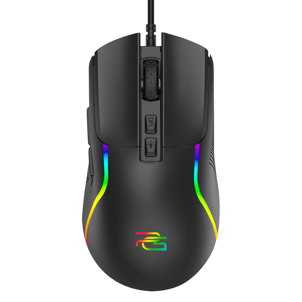 Gamingmus med kabel USB Proove Assembler, RGB, 12400DPI, Svart CMAS00000101