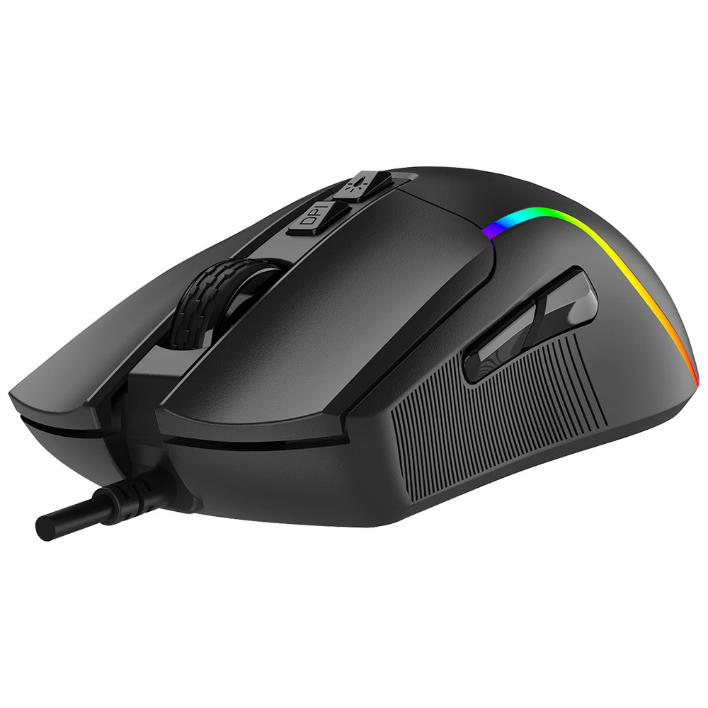 Gamingmus med kabel USB Proove Assembler, RGB, 12400DPI, Svart CMAS00000101
