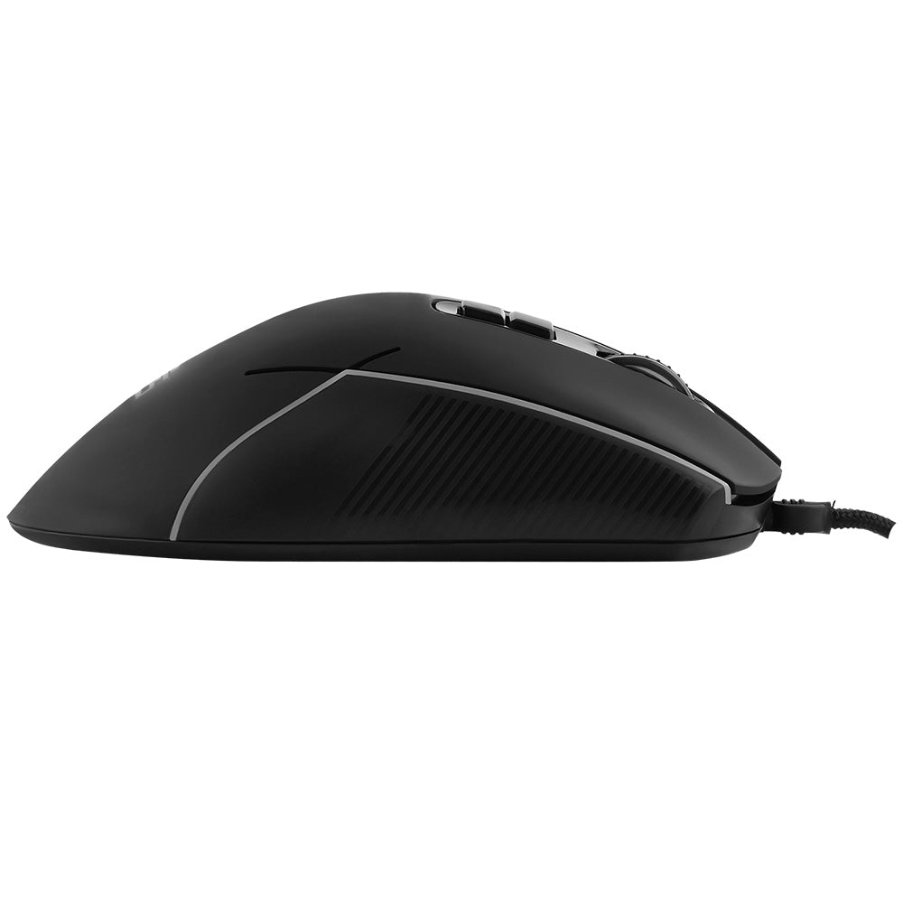 Gamingmus med kabel USB Proove Defiant, RGB, 7200DPI, Svart CMDE00000102