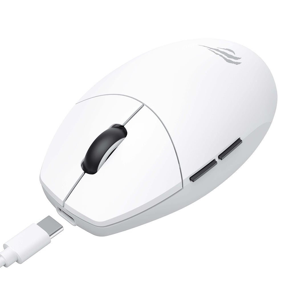 Trådløs Gaming Mus HAVIT MS1039W, 800DPI - 7400DPI, Wi-Fi / Kablet, Hvit