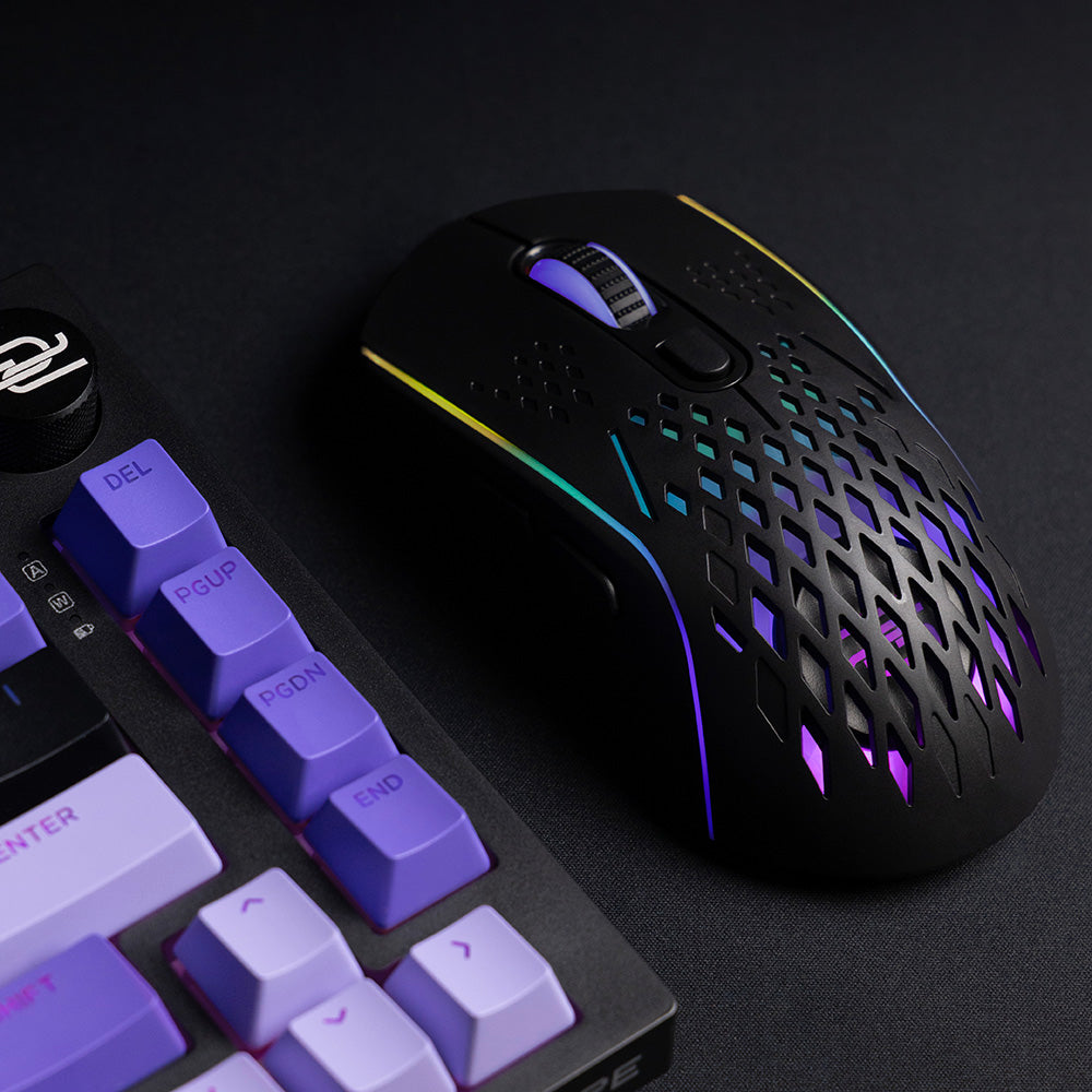 Trådløs Gamingmus Proove Buzz, RGB, 800DPI - 4800DPI, Hvit WMBU00022402