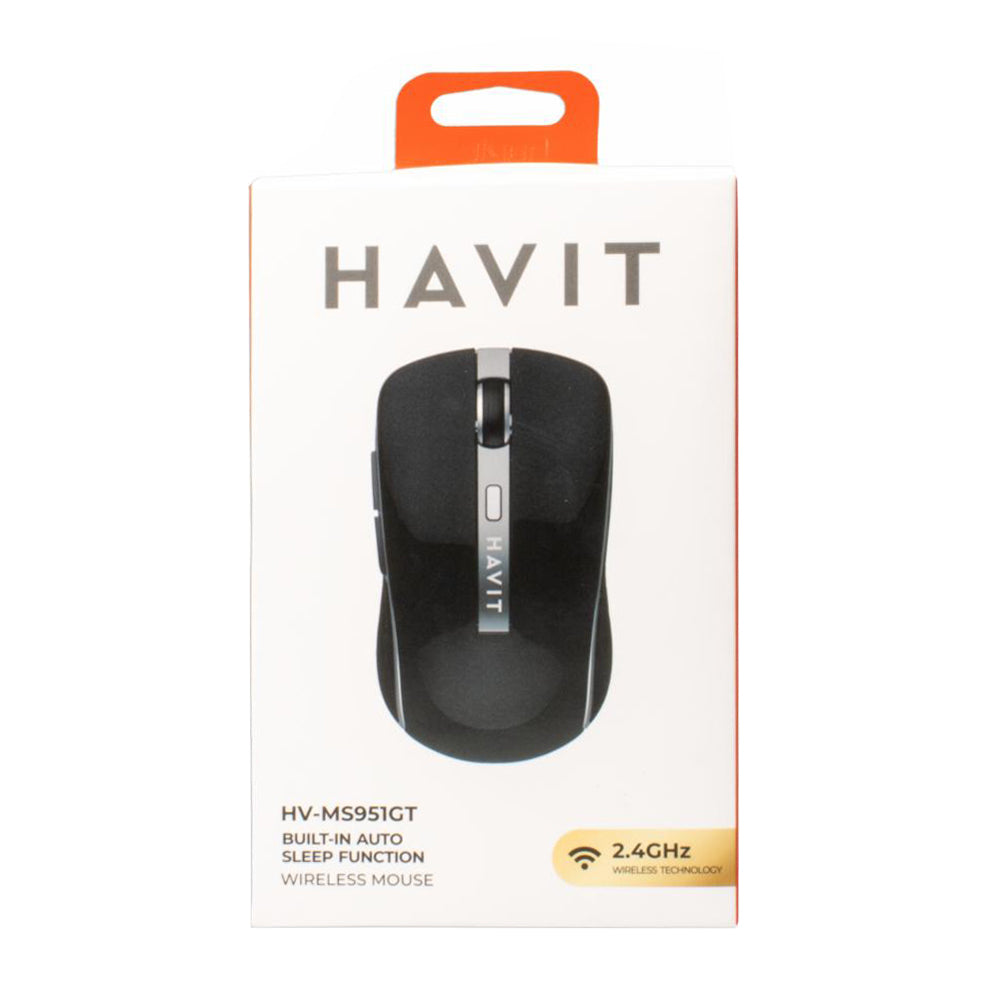 Trådløs Mus HAVIT MS951GT, 1000DPI - 1600DPI, Svart Blå
