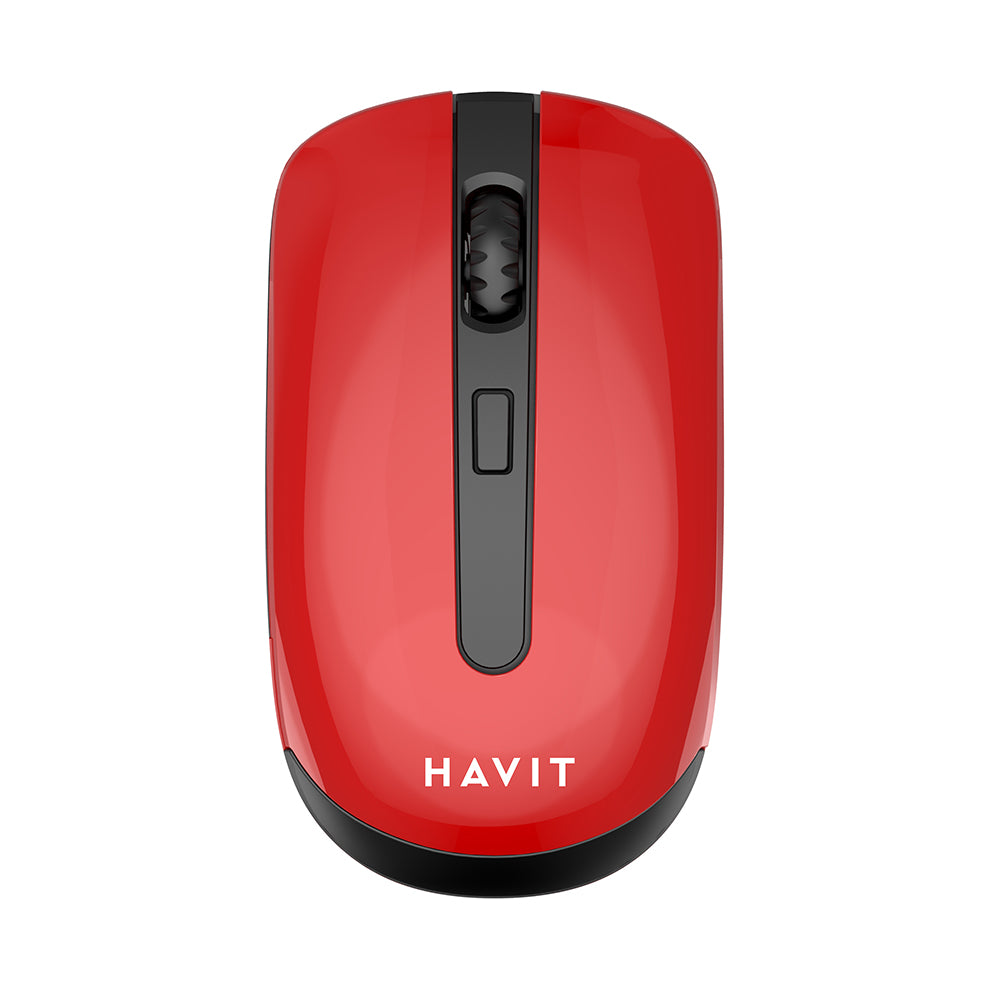 Trådløs mus HAVIT MS989GT, 800DPI - 1600DPI, Svart Rød