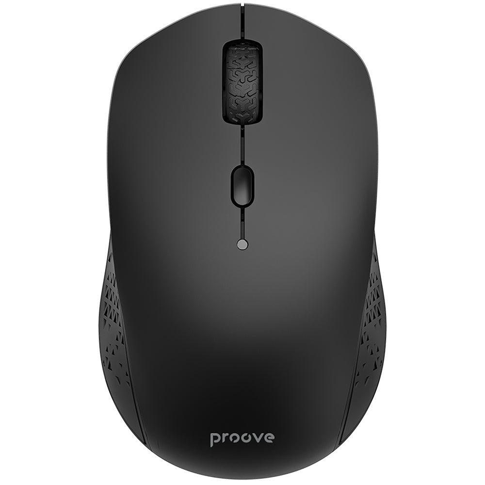 Trådløs Mus Proove Sweeper, 800DPI - 1600DPI, BT / Wi-Fi, Svart WMSW00011001