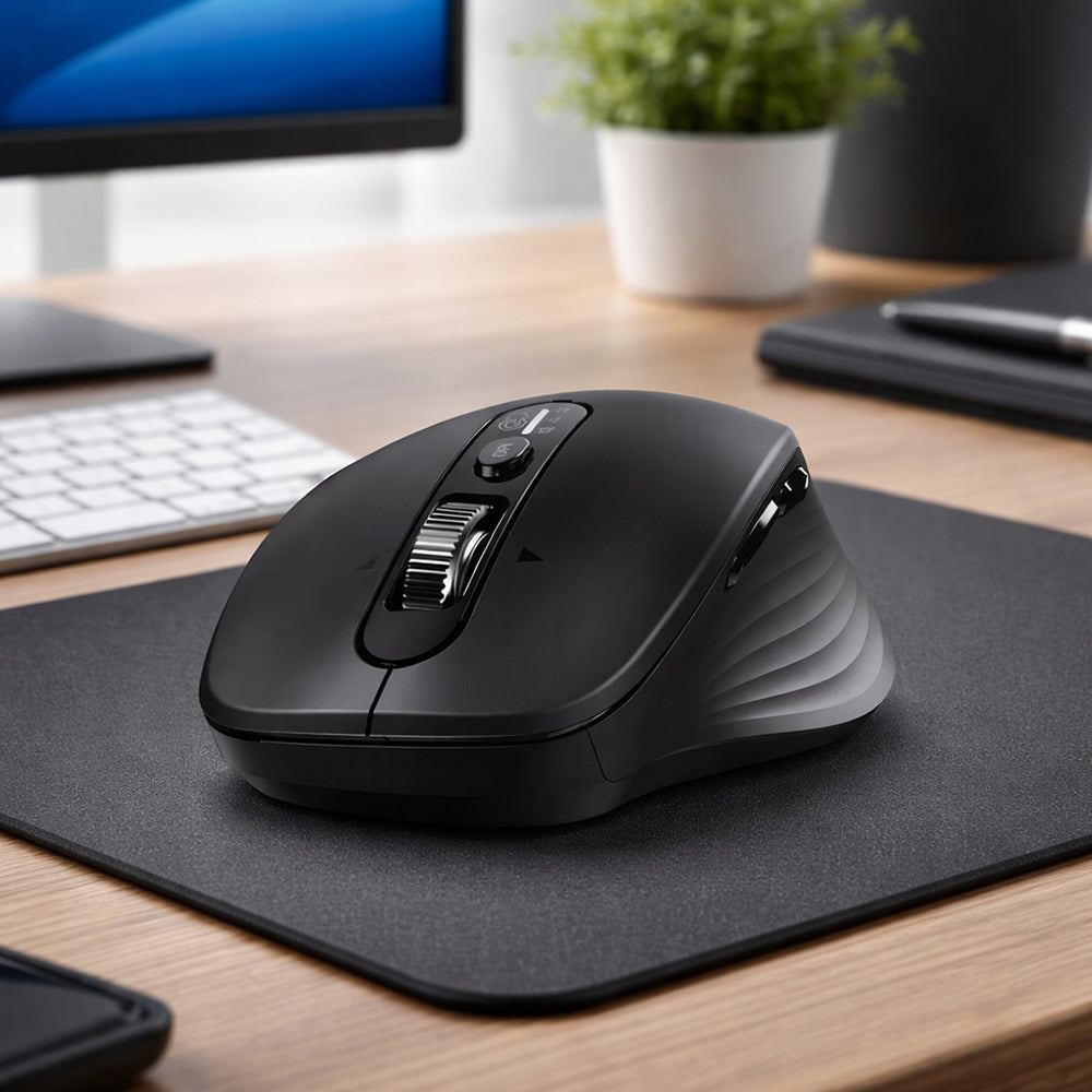 Trådløs Mus UGREEN M752 (75498B), 5000DPI, BT / Wi-Fi, Svart