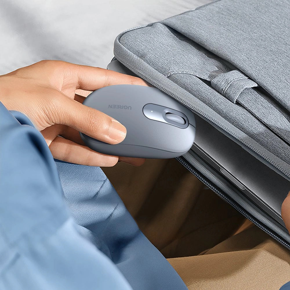 Trådløs mus UGREEN MU105, 2400 DPI, blå