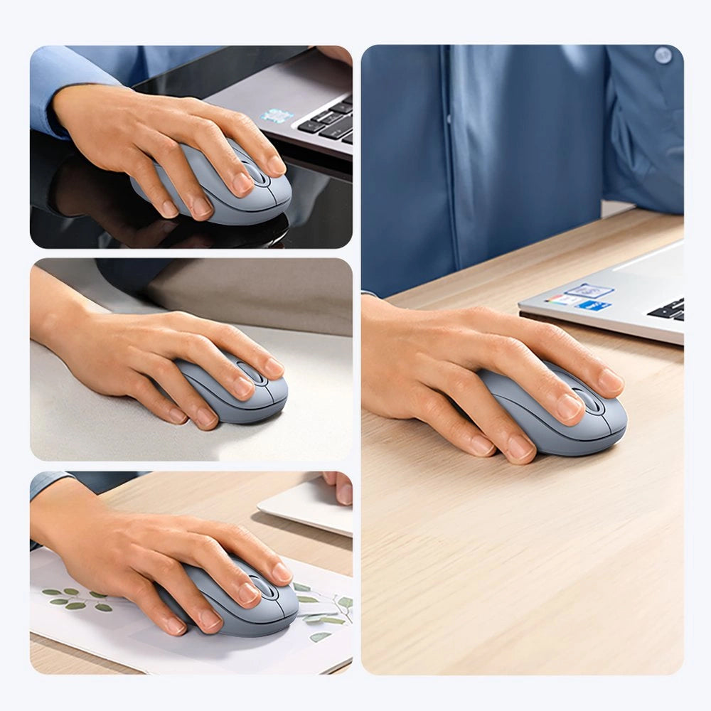 Trådløs mus UGREEN MU105, 2400 DPI, blå