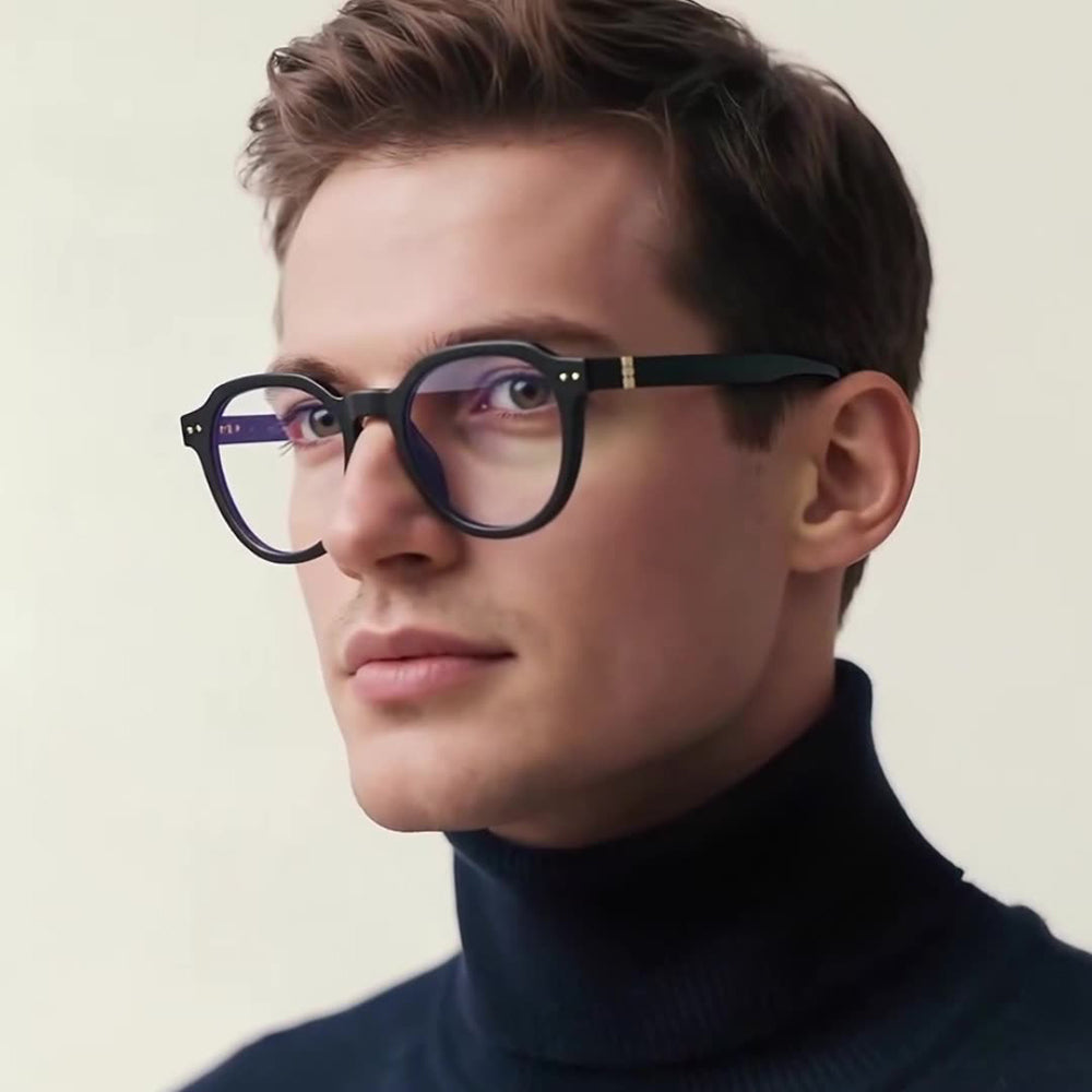 Data Briller Menn Techsuit 2228, Anti-Blått Lys, Lys Brun