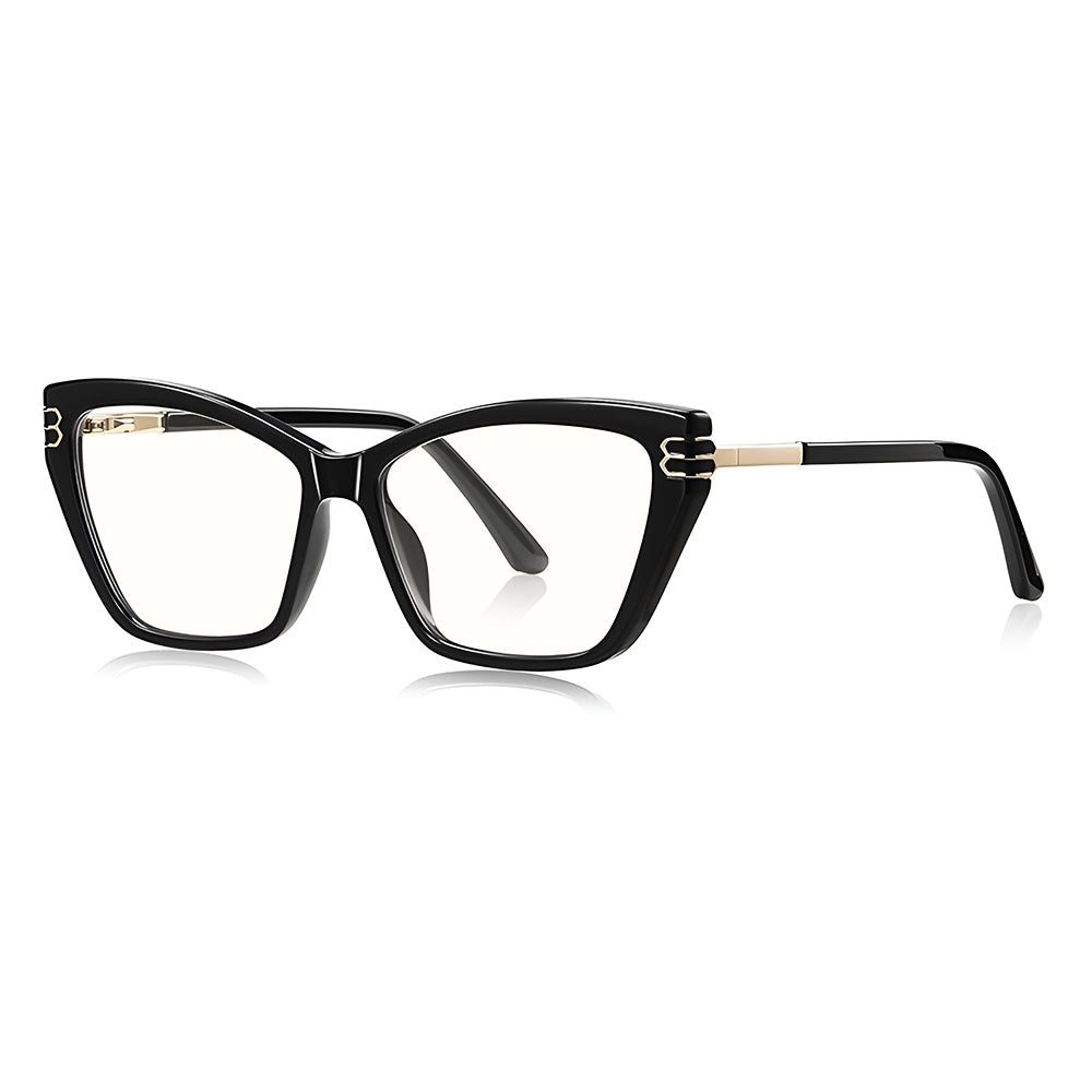 Damebriller for dataskjerm Techsuit 2262, Anti-Blått Lys, Svarte