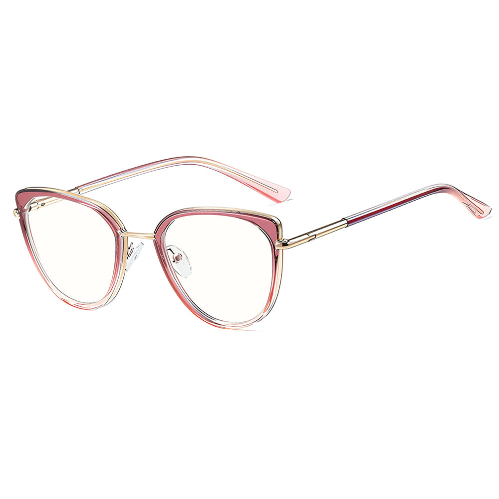 Damebriller for dataskjerm Techsuit 82290, Anti-Blått Lys, Rosa Gull