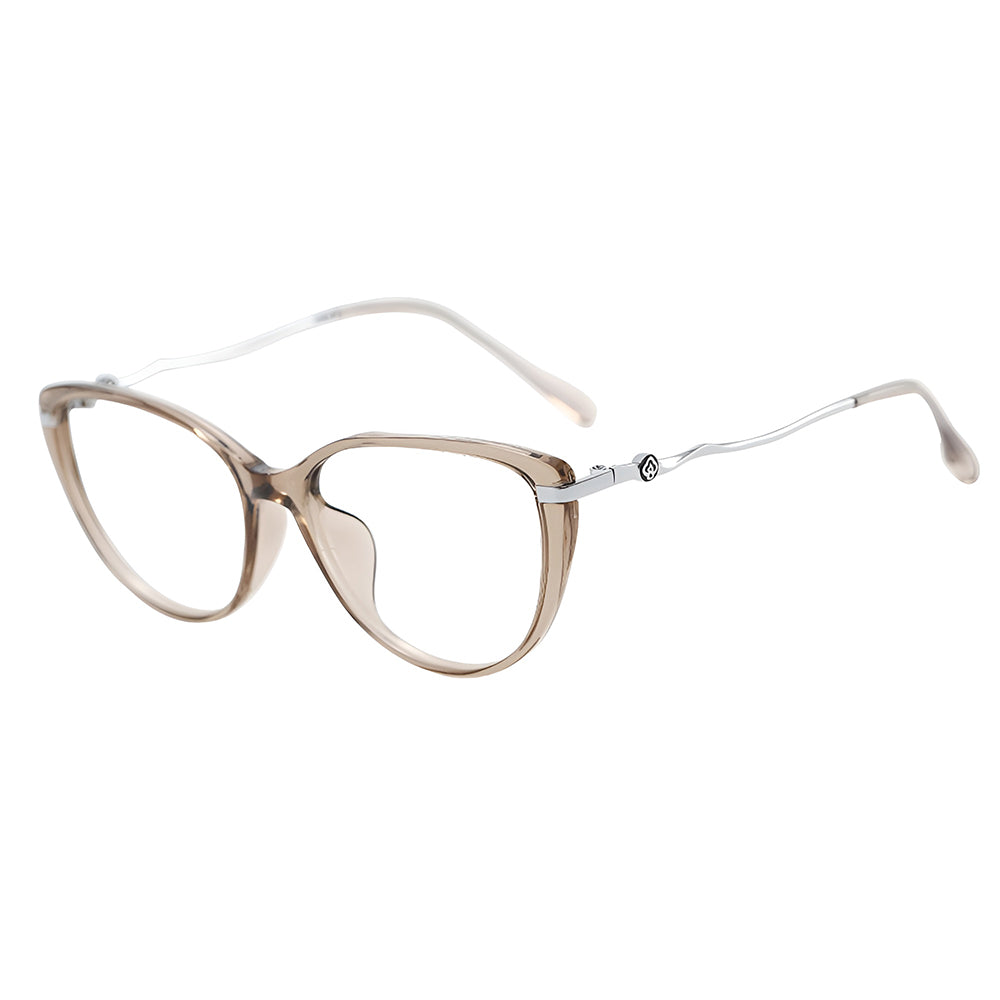 Damebriller for dataskjerm Techsuit 86162, Anti-Blått Lys, Sølv Beige