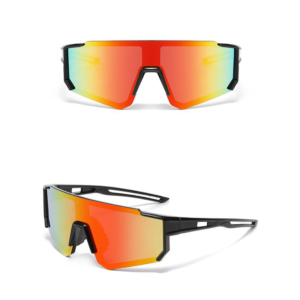 Techsuit R601 Barne Solbriller, Polariserte, UV-beskyttelse, Svart Oransje Gule