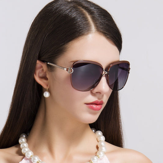 Dame Solbriller Techsuit 8702, Polariserte, UV-beskyttelse, Brun