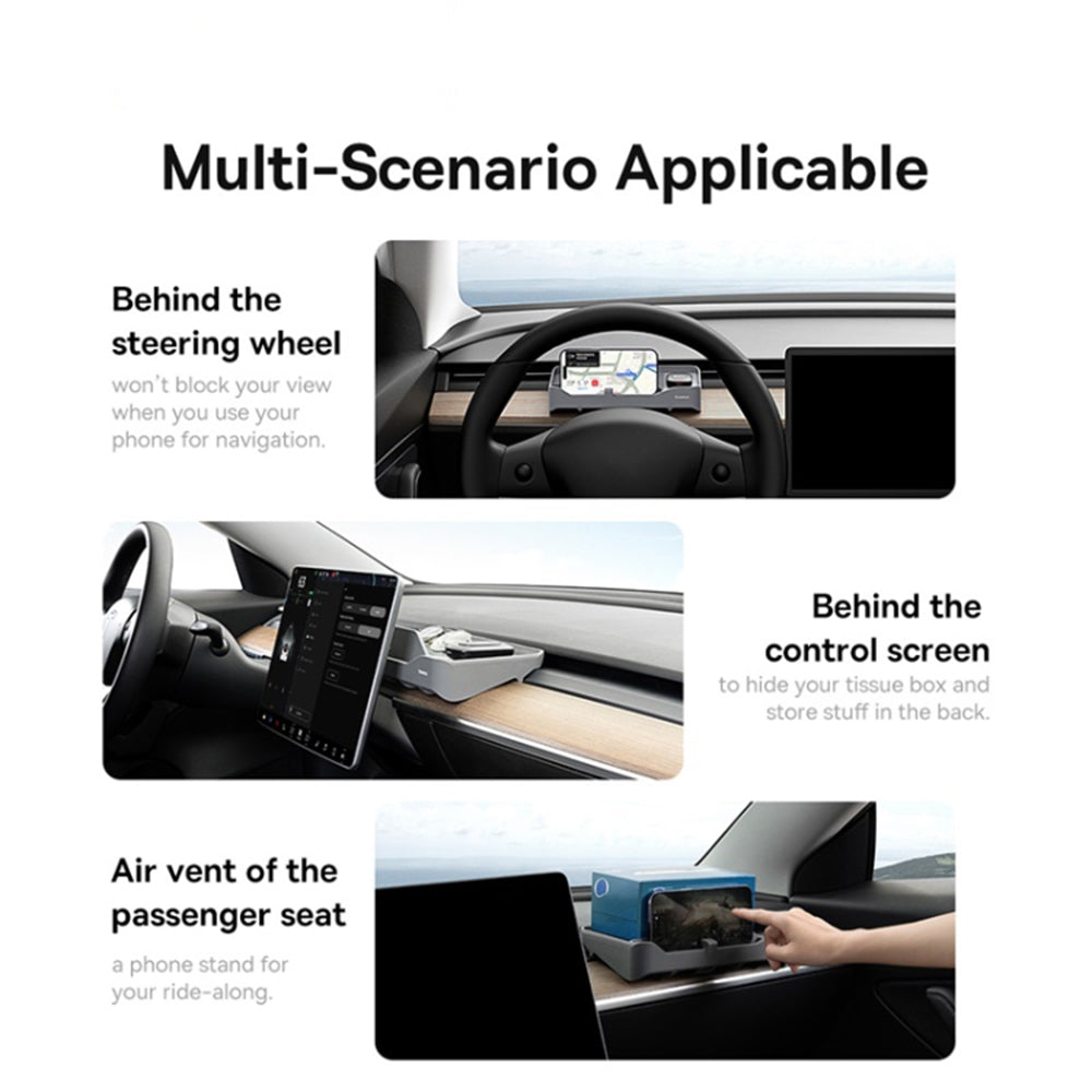 Bilorganisator med ETC-kortleser Baseus T-Space for Tesla-bil C20251301811-00