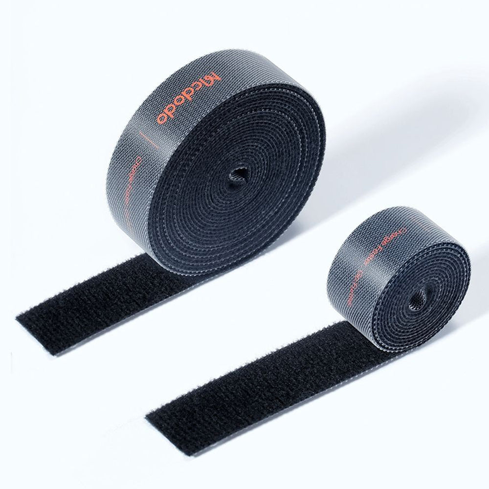 Kabelorganisator McDodo VS-0960 Belt, Velcro, 1m, Svart