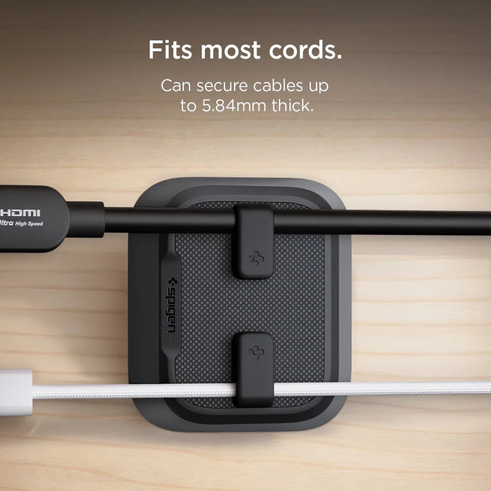 Spigen LD103 Kabelorganisator, Svart APP11145