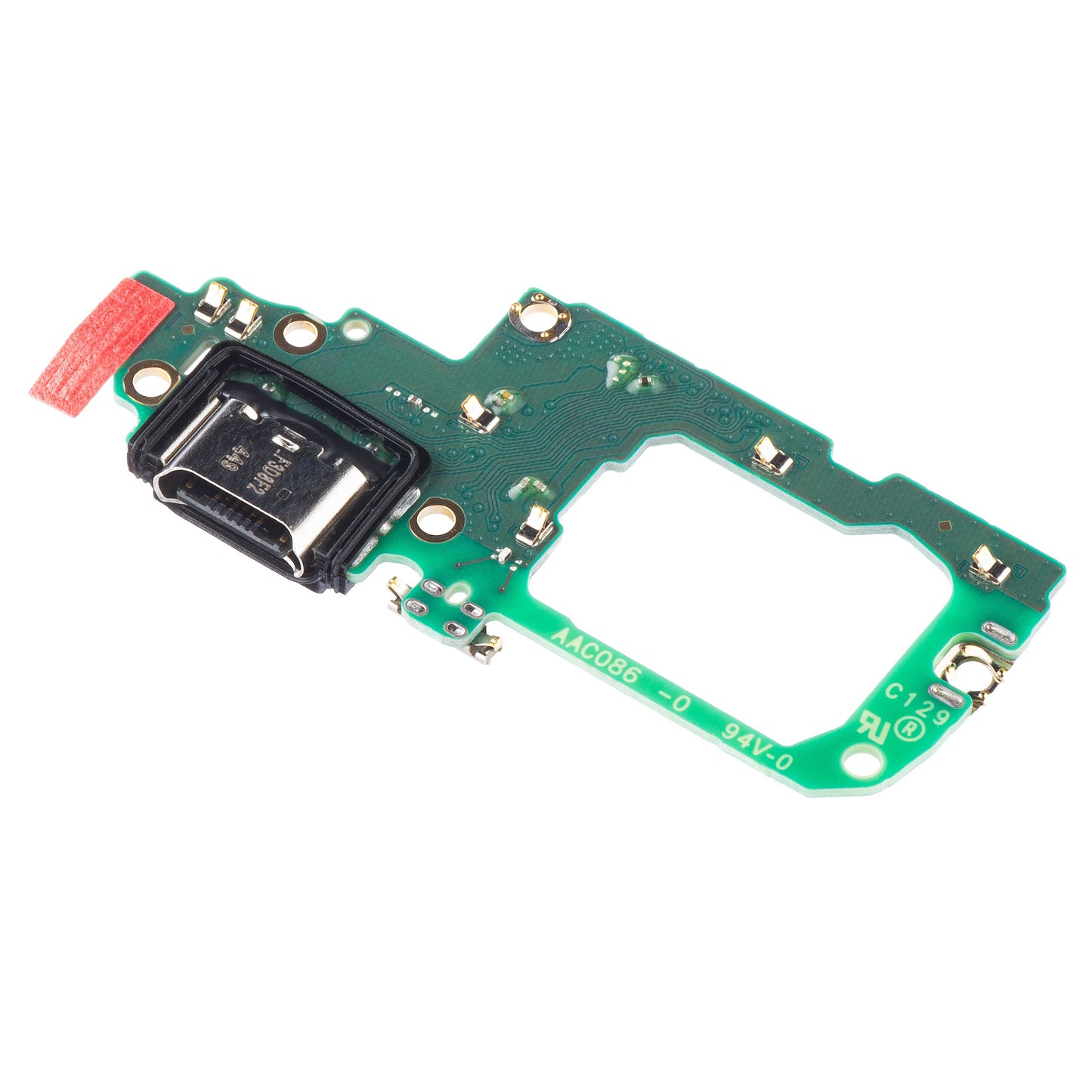 Ladekontakt Kort - Mikrofon Oppo Reno10, Service Pack 621024000029