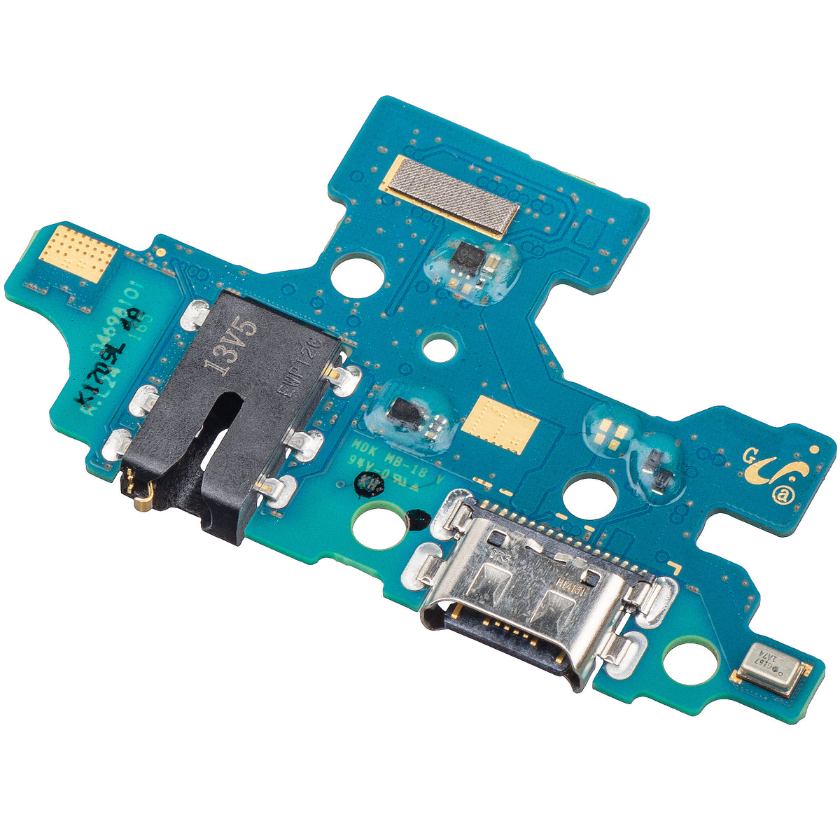 Ladekontakt - Lyd - Mikrofonkort Samsung Galaxy A41 A415, Service Pack GH96-13379A