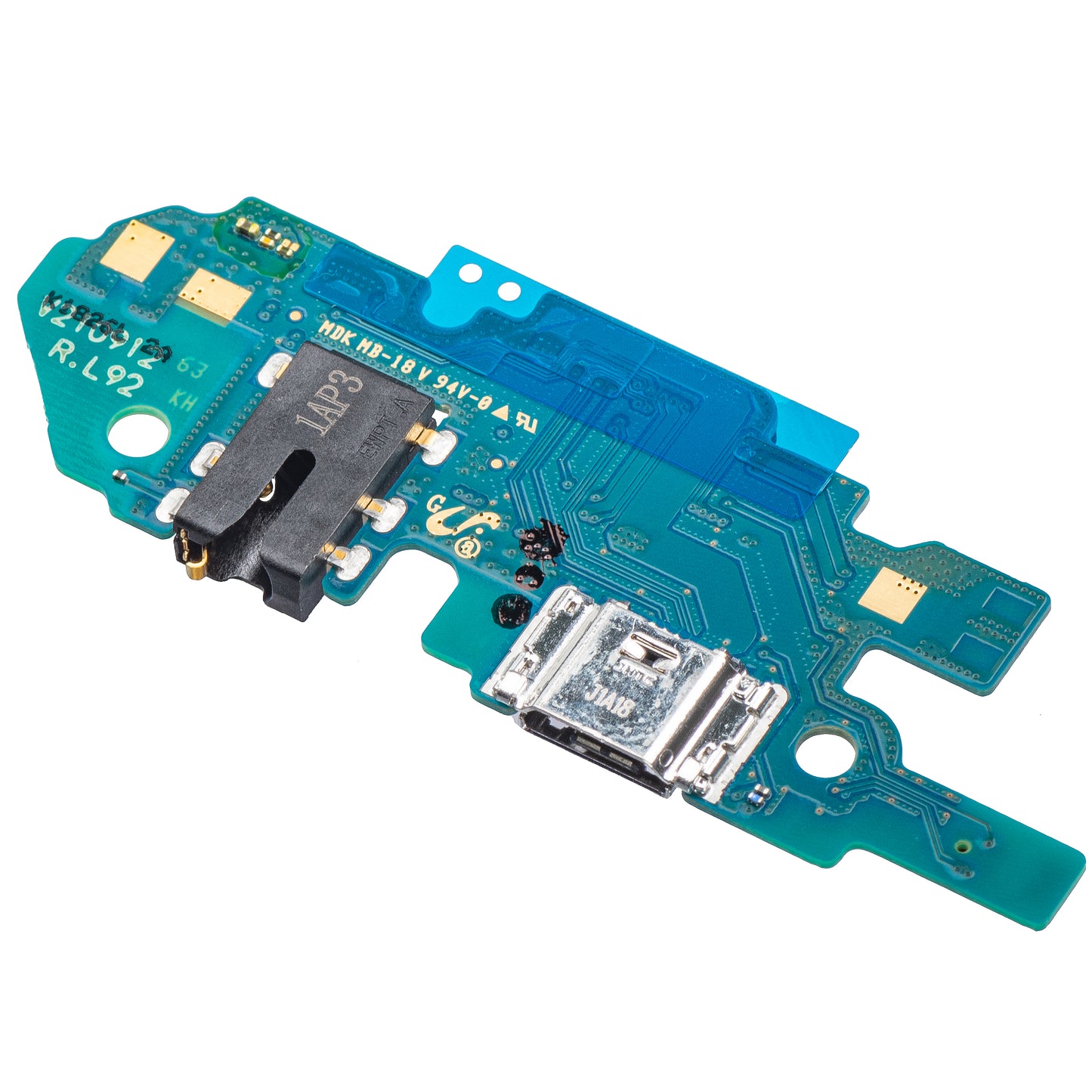 Kort med ladekontakt - lyd - mikrofon Samsung Galaxy A10 A105, Sub 0.1, Service Pack GH96-12719A