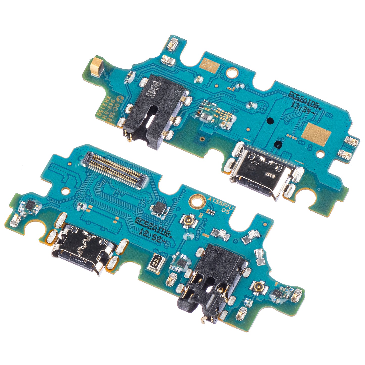 Placa med Ladekontakt - Audio - Mikrofon Samsung Galaxy A13 A135, Service Pack GH96-15062A