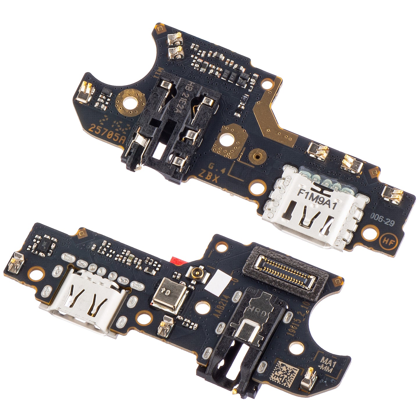 Realme C25Y Lade-, lyd- og mikrofonkontaktplate, Servicepakke 4908563