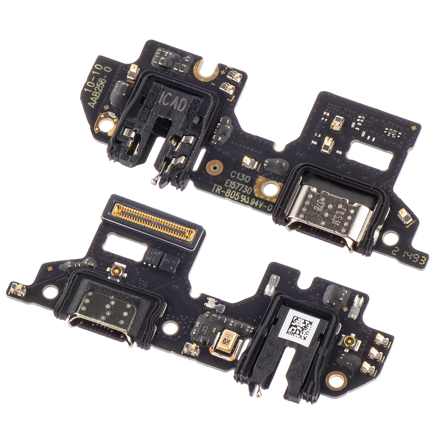 Realme 9 5G / 9 Pro Lade-, lyd- og mikrofonkontaktplate, Servicepakke 4090049