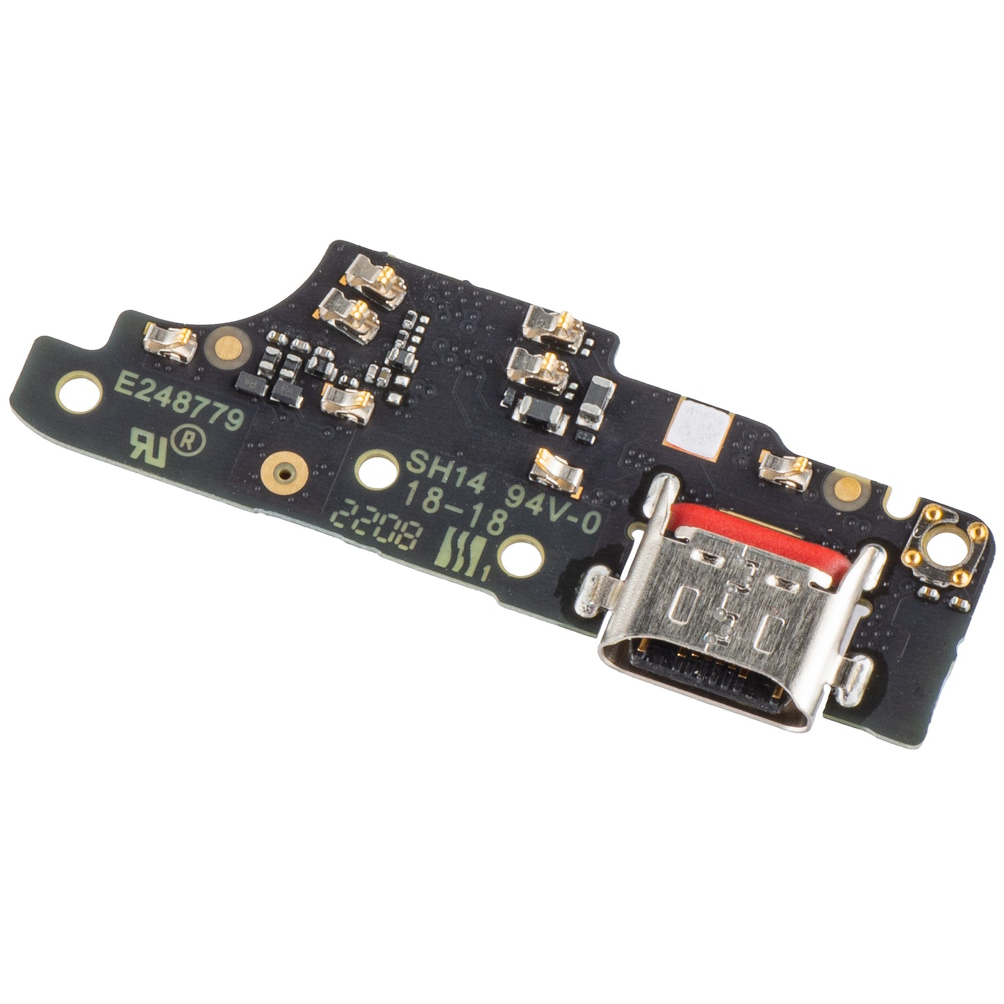 Ladekontaktplate - Mikrofon Motorola Moto E32, Servicepakke 5P68C20691