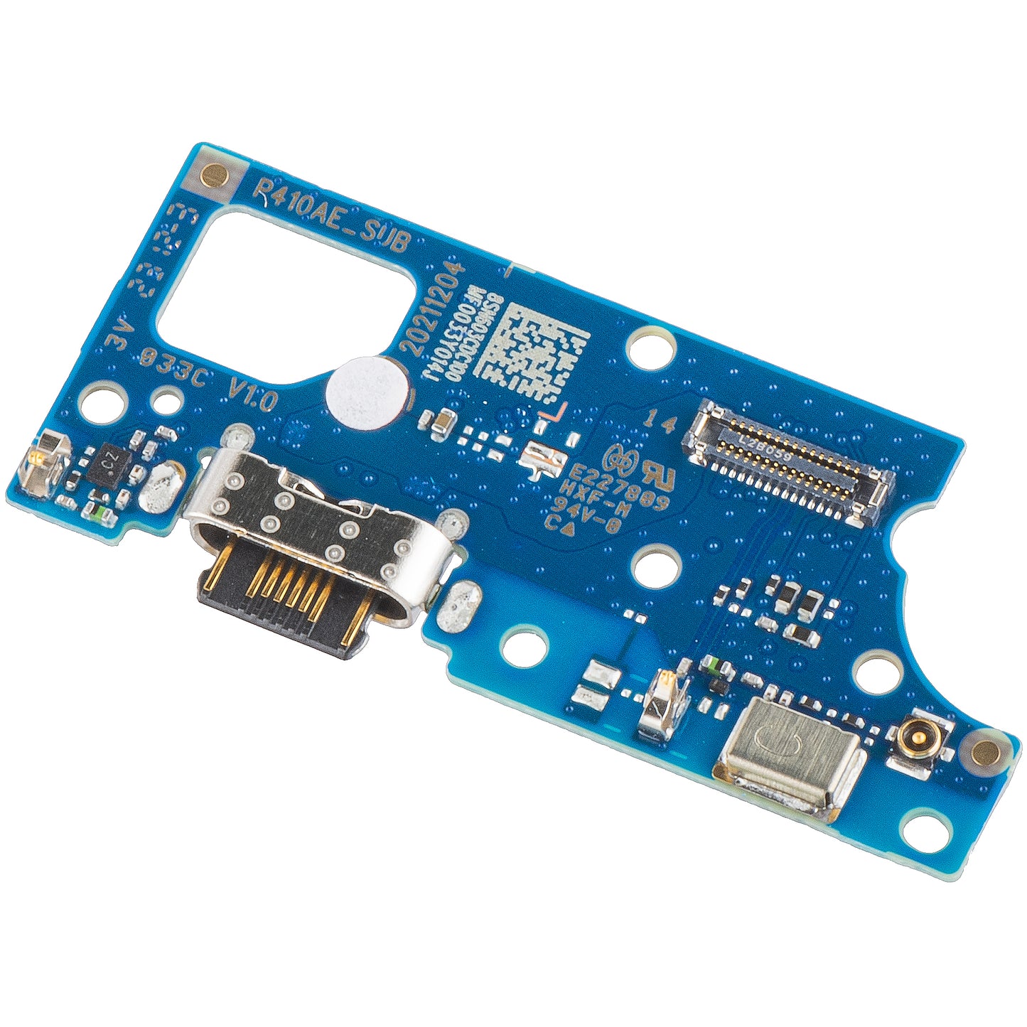 Motorola Moto G22 Mikrofon Ladekontaktplate, Servicepakke 5P68C20429