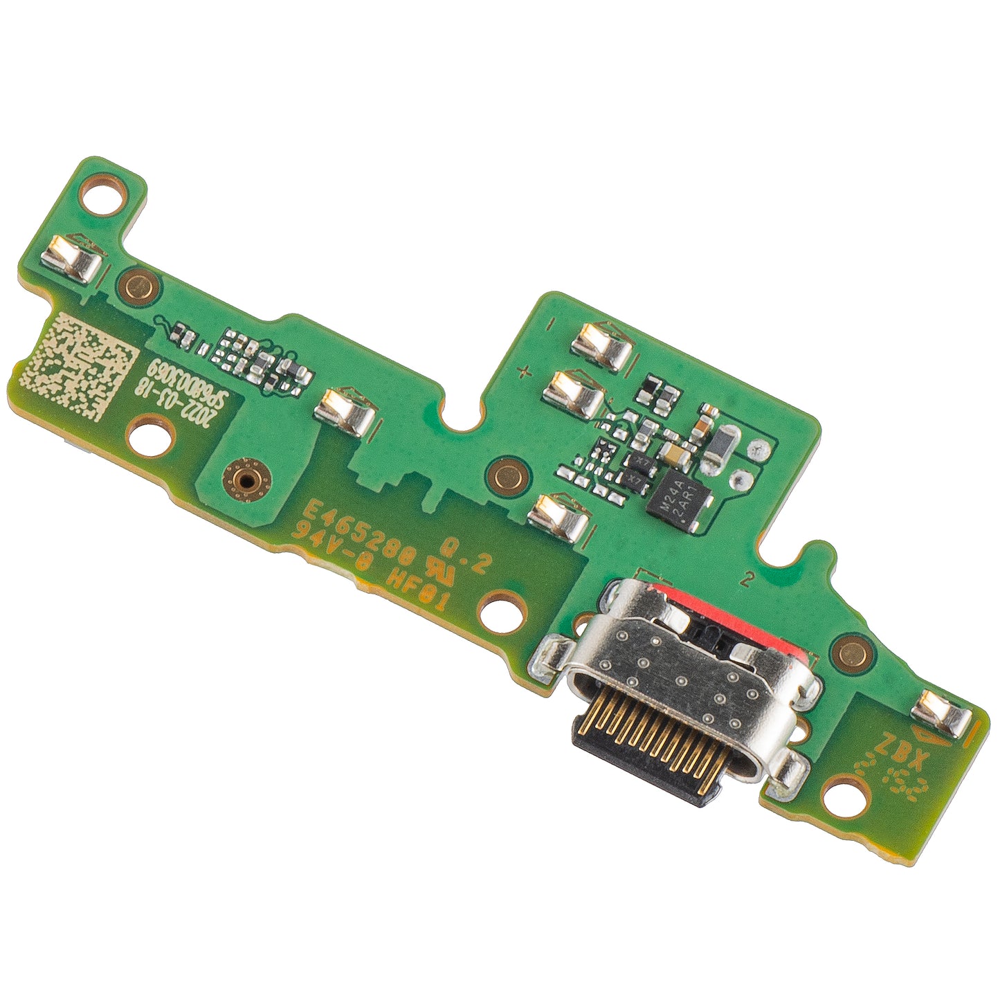 Motorola Moto G60S Mikrofon - Ladekontaktplate Servicepakke 5P68C19080
