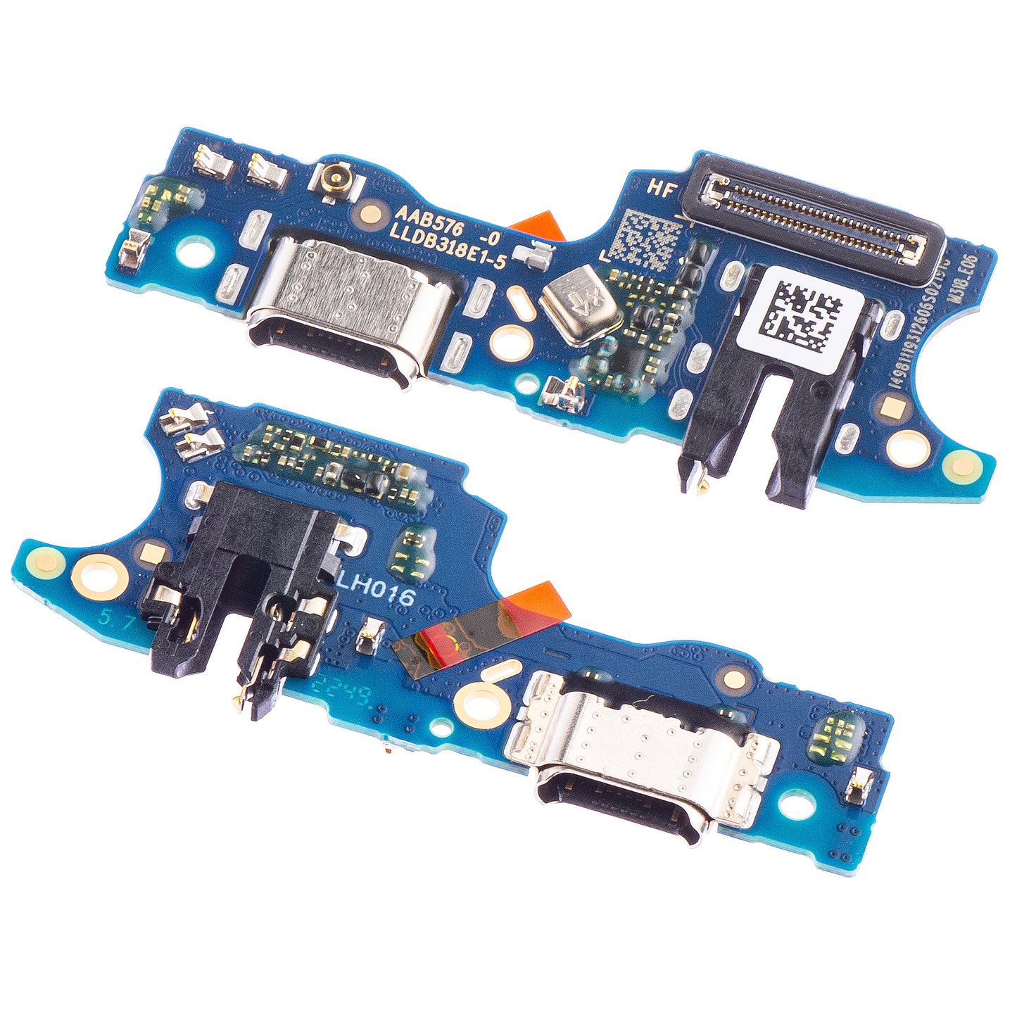 Realme C55 Lade-, lyd- og mikrofonkontaktplate, Servicepakke 4981119