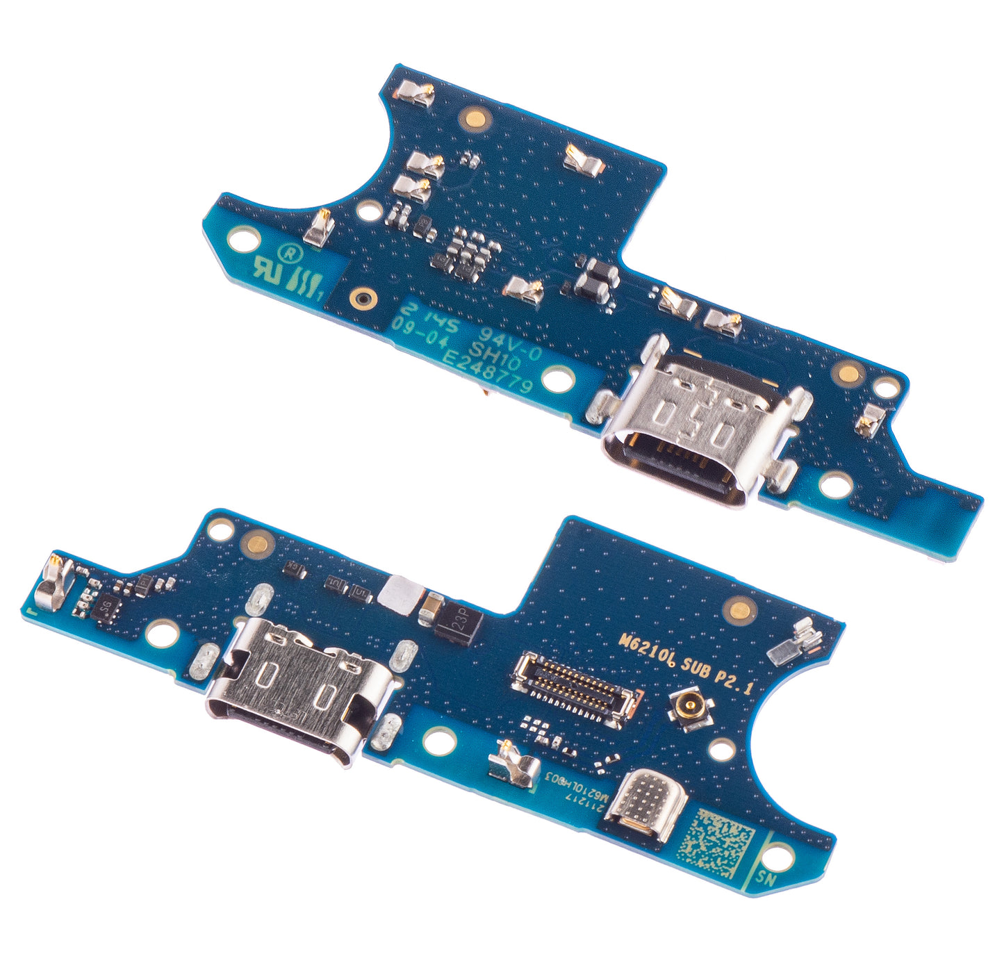 Ladekontakt Kort - Mikrofon Motorola Moto E7 Power, Service Pack 5P68C18240