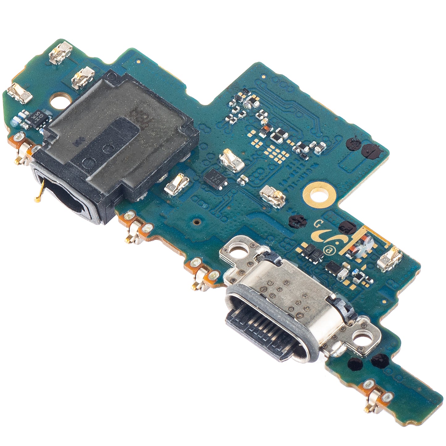 Ladekontakt - Lyd - Mikrofonkort for Samsung Galaxy A52s 5G A528, Versjon K2 Service Pack GH96-14860A