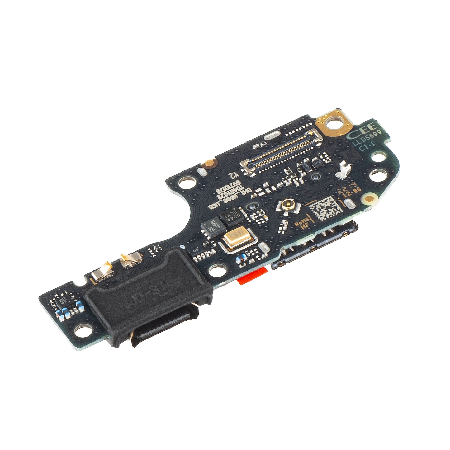 Ladepluggkort - Mikrofon - SIM-kortlesermodul Huawei nova Y90, Service Pack 02355BPM
