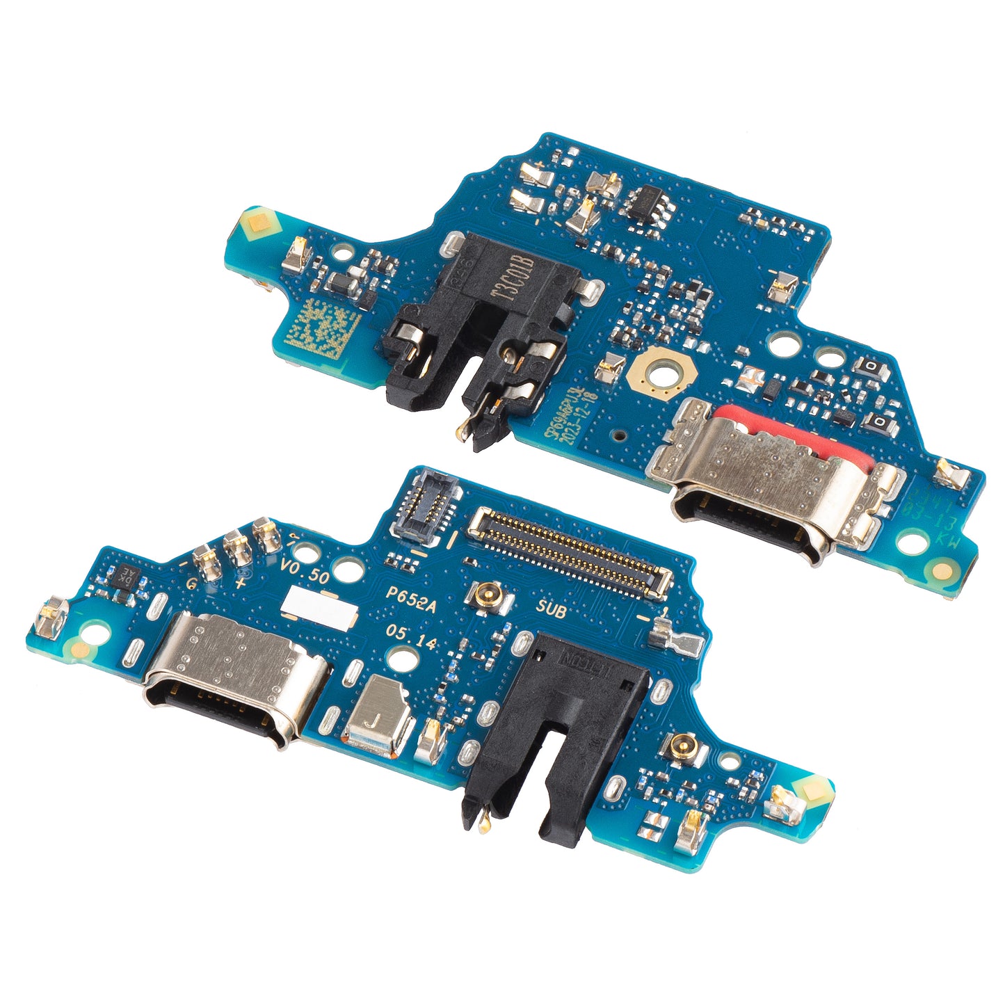 Ladekontakt - Audio - Mikrofonkort for Motorola Moto G84, Service Pack 5P68C23242